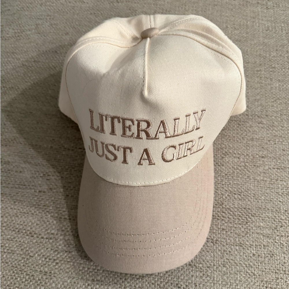 LITERALLY JUST A GIRL cap